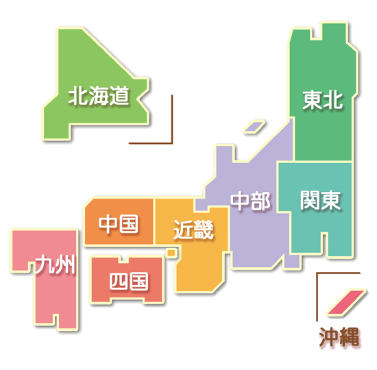 婚活会場|全国地図